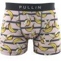 PULL IN Boxer Homme Microfibre BANANASTRIPE Rose Jaune