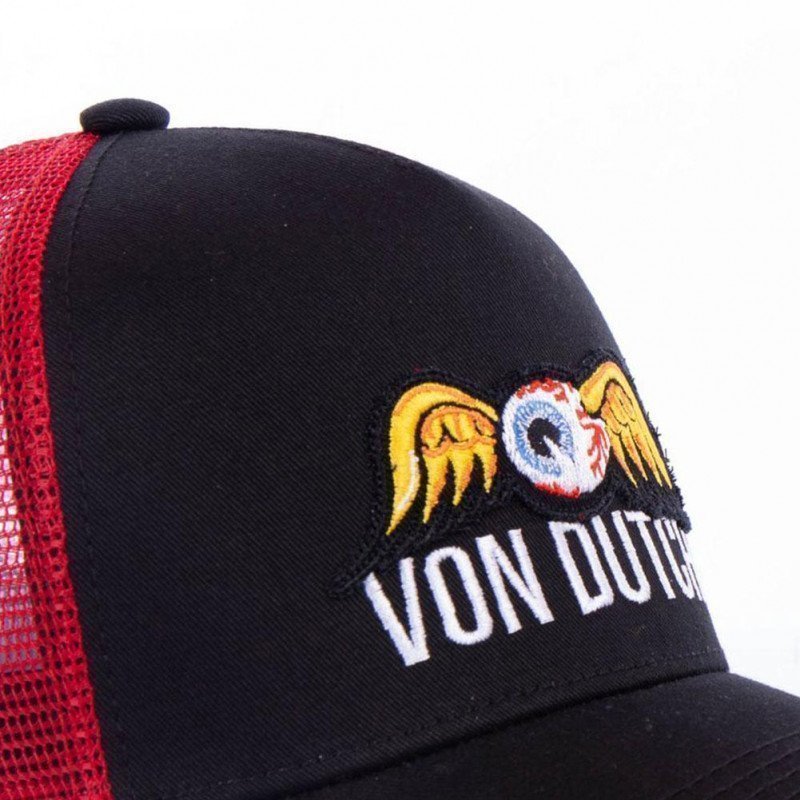 Casquette Homme EYEPAT2 Noir et Rouge