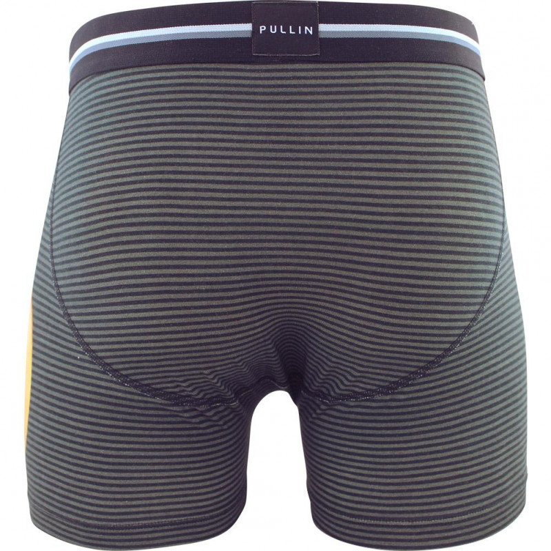 PULL IN Boxer Homme Coton Bio BETTY Noir Gris