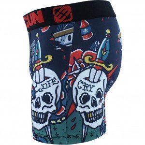 FREEGUN Boxer Homme Microfibre SKU Vert Noir PREMIUM