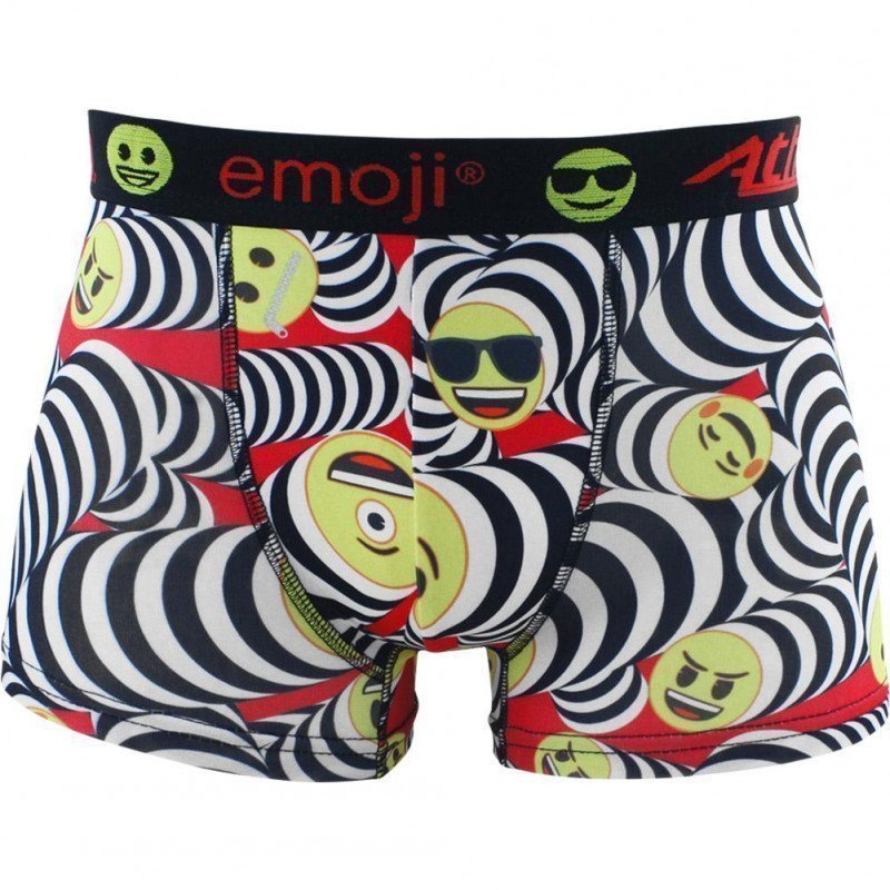 Boxer Homme PSYCHEDELIQUE Noir et Blanc