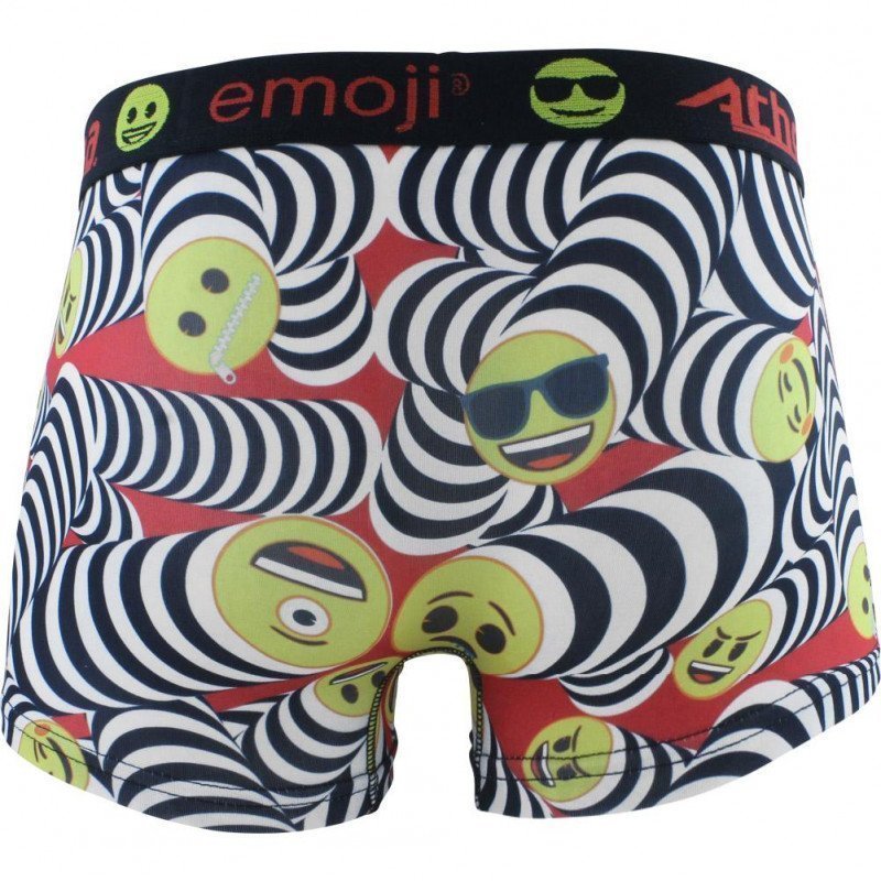 Boxer Homme PSYCHEDELIQUE Noir et Blanc