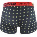 ATHENA Boxer Homme Microfibre MINI Noir Rouge EMOJI