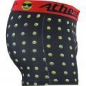 ATHENA Boxer Homme Microfibre MINI Noir Rouge EMOJI