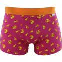 HAPPY SOCKS Boxer Homme Coton PIZZA Rose Jaune