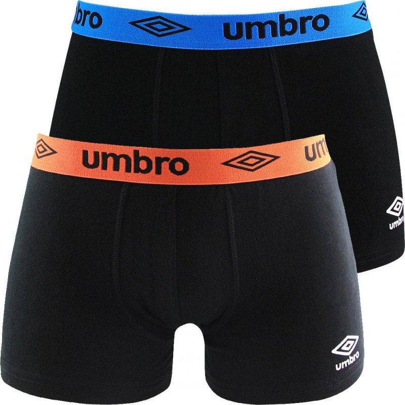 LOT DE 2 Boxer Sous-vêtements Homme BCX2ASS3 Noir et Orange