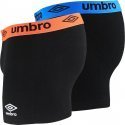 LOT DE 2 Boxer Sous-vêtements Homme BCX2ASS3 Noir et Orange