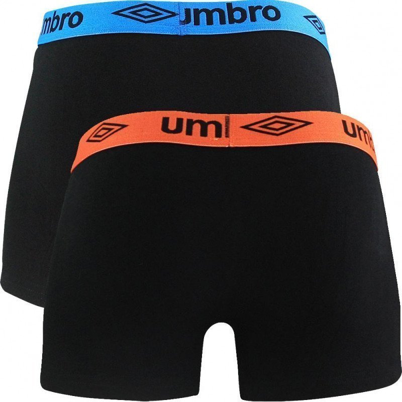 LOT DE 2 Boxer Sous-vêtements Homme BCX2ASS3 Noir et Orange