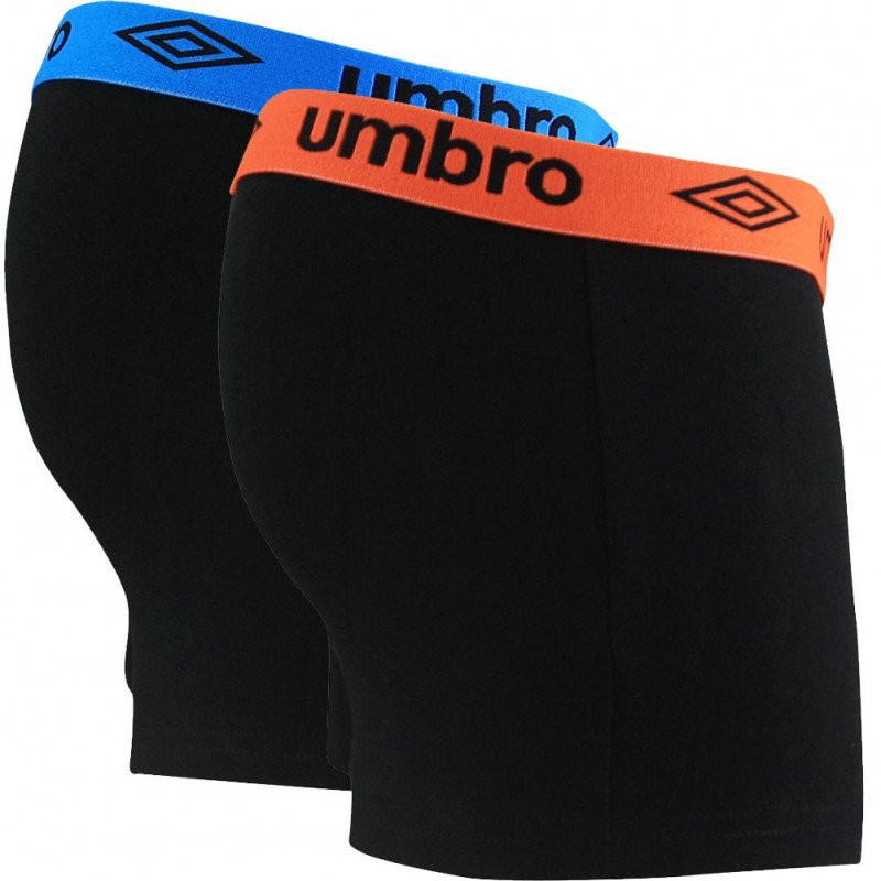 LOT DE 2 Boxer Sous-vêtements Homme BCX2ASS3 Noir et Orange