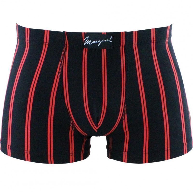 Boxer Homme GINO Noir et Rouge