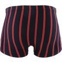 MARGINAL Boxer Homme Microfibre GINO Noir Rouge