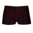 MARGINAL Boxer Homme Microfibre GINO Noir Rouge