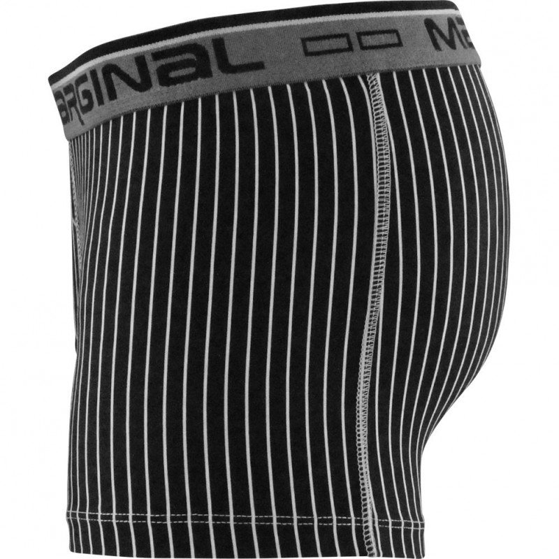 Boxer Homme WILFRIED Noir et Gris