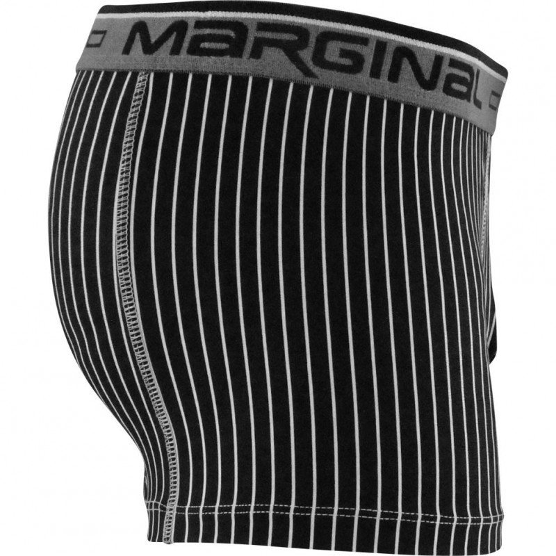 MARGINAL Boxer Homme Microfibre WILFRIED Noir Gris