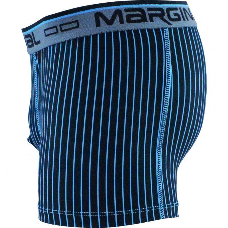 Boxer Homme WILFRIED Noir et Bleu