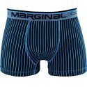 MARGINAL Boxer Homme Microfibre WILFRIED Noir Bleu