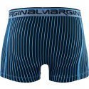 MARGINAL Boxer Homme Microfibre WILFRIED Noir Bleu