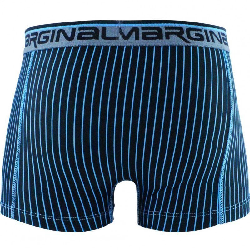 Boxer Homme WILFRIED Noir et Bleu