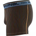 Boxer Homme WILFRIED Noir et Orange