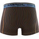 Boxer Homme WILFRIED Noir et Orange