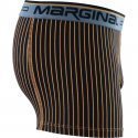 Boxer Homme WILFRIED Noir et Orange