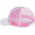 BISOUNOURS Casquette Femme MicroCoton CAR2CAL Rose Argent CAPSLAB