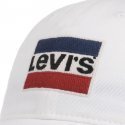 LEVI'S Casquette Homme Coton SPRTSWR LOGO Blanc