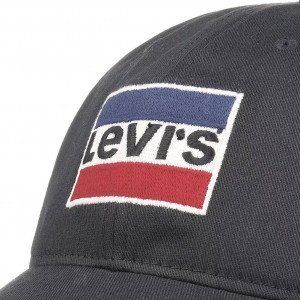LEVI'S Casquette Homme Coton SPRTSWR LOGO Noir