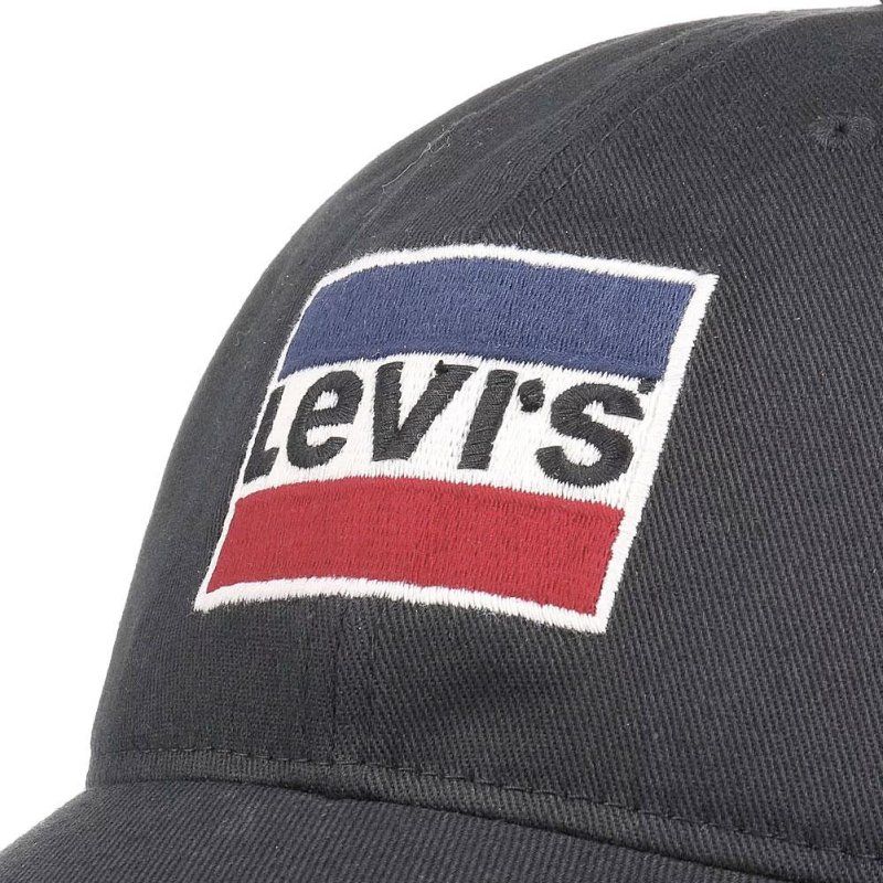 LEVI'S Casquette Homme Coton SPRTSWR LOGO Noir