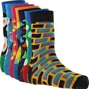 HAPPY SOCKS Coffret 7 paires Chaussettes Coton 7DAYS Multicolore