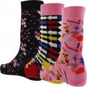LOT DE 3 Chaussettes Chaussettes Mixte PINKPANT Rose et Noir