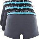 LOT DE 3 Boxer Sous-vêtements Homme SECONDEPEAU Noir et Gris