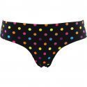 HAPPY SOCKS Shorty Femme Microfibre DOT Noir Multicolore