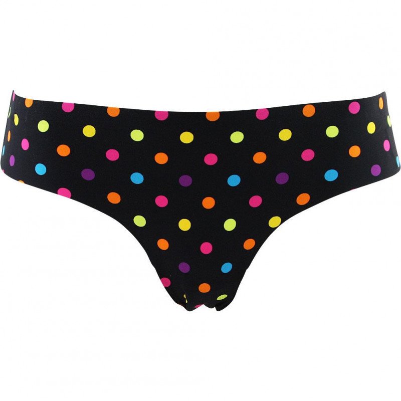 HAPPY SOCKS Shorty Femme Microfibre DOT Noir Multicolore