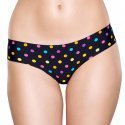 HAPPY SOCKS Shorty Femme Microfibre DOT Noir Multicolore