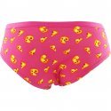 Shorty Femme PIZZA Rose et Jaune
