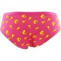 HAPPY SOCKS Shorty Femme Coton PIZZA Rose Jaune