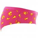 Shorty Femme PIZZA Rose et Jaune