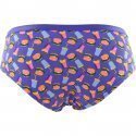 Shorty Femme HAMBURGER Violet et Orange