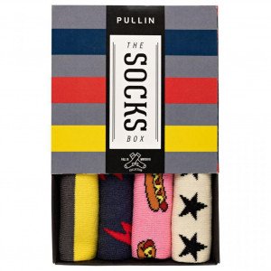 PULL IN 4 paires de Chaussettes Mixte Coton PACK40 Rose Marine