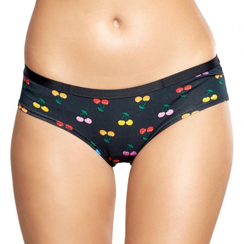 Shorty Femme CHERRY Noir et Multicolore