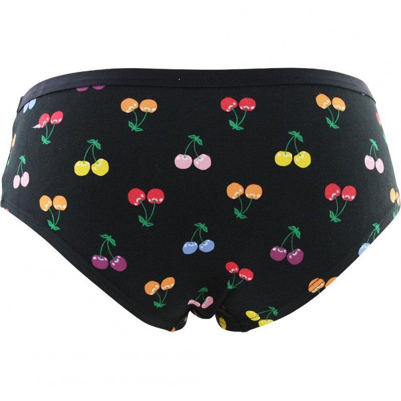 Shorty Femme CHERRY Noir et Multicolore