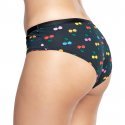 Shorty Femme CHERRY Noir et Multicolore