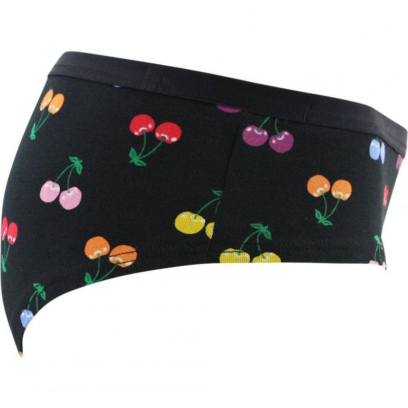Shorty Femme CHERRY Noir et Multicolore