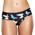 HAPPY SOCKS Shorty Femme Coton PIGEON Noir Blanc