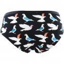 Shorty Femme PIGEON Noir et Blanc