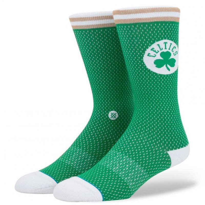 STANCE Chaussettes Homme Microcoton CELTICSJERSEY Vert Blanc NBA