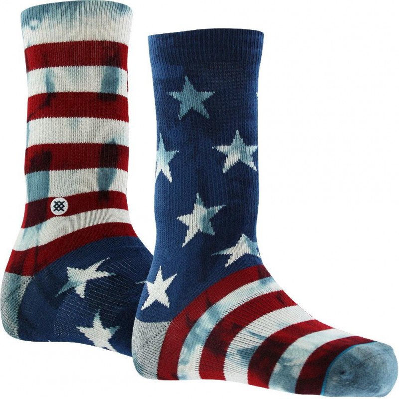 Chaussettes Homme BANNER Bleu et Rouge