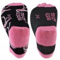 LOT DE 2 Socquettes Chaussettes Femme TCX2ASS2 Noir et Rose