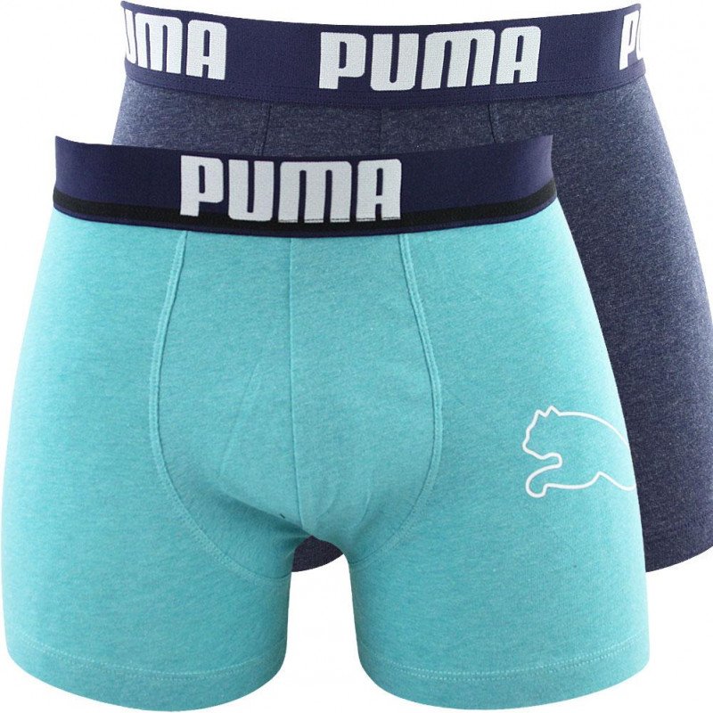 LOT DE 2 Boxer Sous-vêtements Homme BOLTCAT Bleu et Aqua